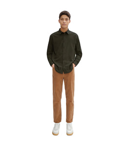 A.P.C. Chemise Vincent en Flanelle Kaki