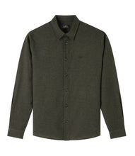 Charger l&#39;image dans la galerie, A.P.C. Chemise Vincent en Flanelle Kaki