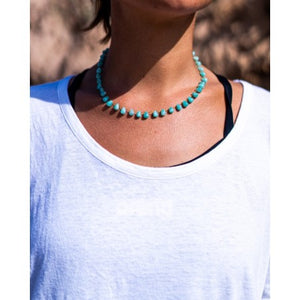 Mon Precieux Gem Collier Goutte en Amazonite