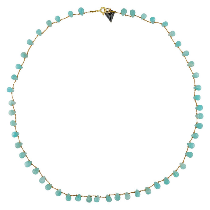 Mon Precieux Gem Collier Goutte en Amazonite