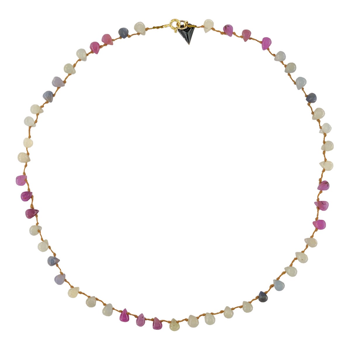 Mon Precieux Gem Collier Goutte en Saphir Multicolore
