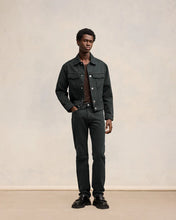 Charger l&#39;image dans la galerie, AMI Veste Trucker en Twill de Coton Noir