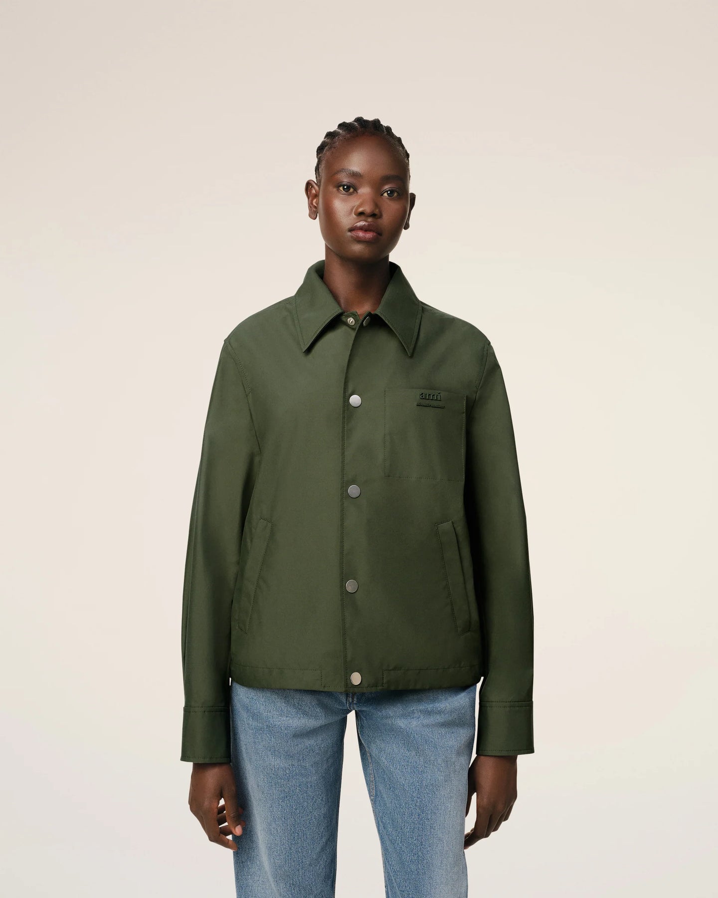 AMI Femme Blouson Ami Alexandre Mattiussi Loden
