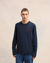 Charger l&#39;image dans la galerie, AMI T-shirt Manches Longues Ami de Coeur Bleu Nuit