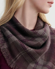 Charger l&#39;image dans la galerie, Eric Bompard Foulard Mini Carré en Cachemire Tartan Mure
