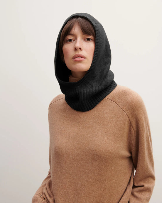 Eric Bompard Cagoule en Cachemire Noir