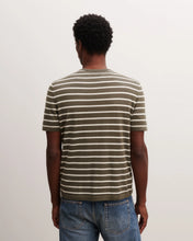 Charger l&#39;image dans la galerie, Eric Bompard T-Shirt Marinière en Coton Cachemire Kaki Ombre