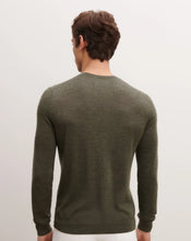 Charger l&#39;image dans la galerie, Eric Bompard Pull Col Rond en Cachemire Kaki Ombre