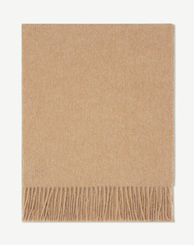 Eric Bompard Echarpe classique EB en Cachemire Caramel