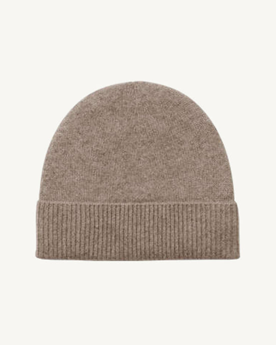 Eric Bompard Bonnet Classique en Cachemire Millet
