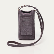 Charger l'image dans la galerie, Claris Virot Etui à Téléphone Misha en Veau Velours Mulberry