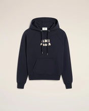 Charger l&#39;image dans la galerie, AMI Hoodie Patch Ami Paris Bleu Marine