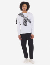 Charger l&#39;image dans la galerie, Maison Kitsuné T-shirt Fox Head Manches Longues White