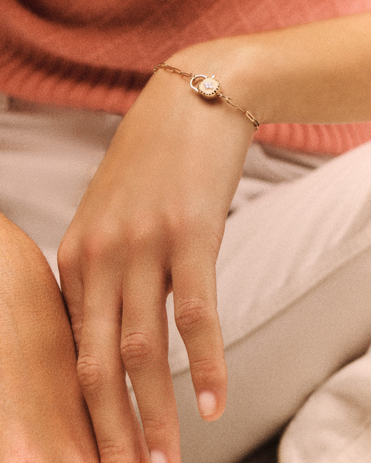 Pascale Monvoisin Bracelet Ginger Blanc
