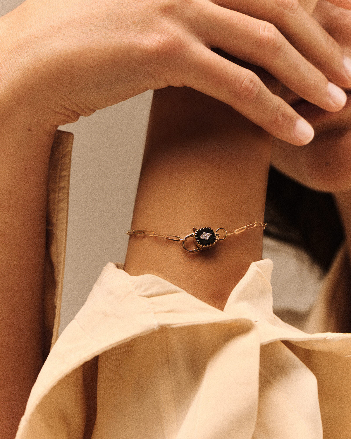 Pascale Monvoisin Bracelet Ginger Noir