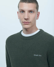 Charger l&#39;image dans la galerie, Maison Labiche Pull Grand cru en Laine Kaki