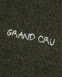Maison Labiche Pull Grand cru en Laine Kaki