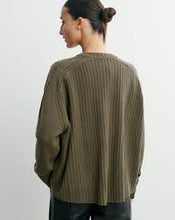 Charger l&#39;image dans la galerie, Eric Bompard Pull Col Montant à Côtes en Cachemire Bronze