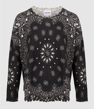 Charger l'image dans la galerie, Kujten Pull Mela Bandana Bico en Cachemire Noir Blanc