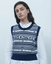 Charger l&#39;image dans la galerie, Maison Labiche Pull Montagne en Laine Navy