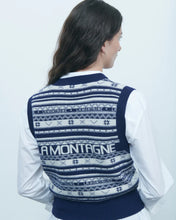 Charger l&#39;image dans la galerie, Maison Labiche Pull Montagne en Laine Navy