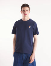 Charger l&#39;image dans la galerie, Maison Kitsuné T-shirt Fox head Patch Ink Blue