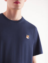 Charger l&#39;image dans la galerie, Maison Kitsuné T-shirt Fox head Patch Ink Blue