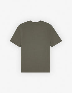 Maison Kitsuné T-shirt Chillax Fox Patch Military green