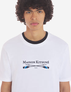 Maison Kitsuné T-shirt Oars White