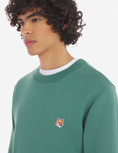 Charger l&#39;image dans la galerie, Maison Kitsuné Sweatshirt Fox Head Patch Teal grey