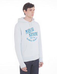 Maison Kitsuné Hoodie Palais Royal Grey Blue