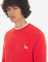 Charger l&#39;image dans la galerie, Maison Kitsuné Pull Baby Fox en Laine Rust
