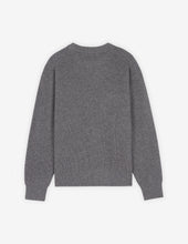 Charger l&#39;image dans la galerie, Maison Kitsuné Pull Bold Fox Head Patch Comfort Grey Melange