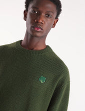 Charger l&#39;image dans la galerie, Maison Kitsuné Pull Bold Fox Head Patch Comfort Ranger Green