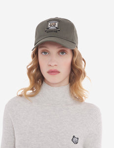 Maison Kitsuné Casquette Fox Blazon Khaki