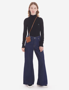 Maison Kitsuné Jean Cropped Flare Indigo