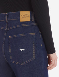 Maison Kitsuné Jean Cropped Flare Indigo