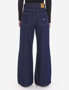 Maison Kitsuné Jean Cropped Flare Indigo