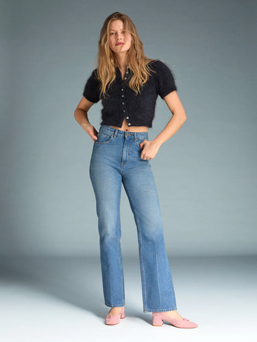 Rouje Jean Madeleine Flare Indigo