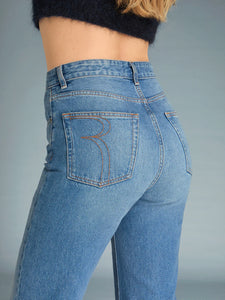 Rouje Jean Madeleine Flare Indigo