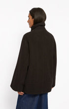 Charger l&#39;image dans la galerie, Roseanna Manteau Driver en Laine Chocolat