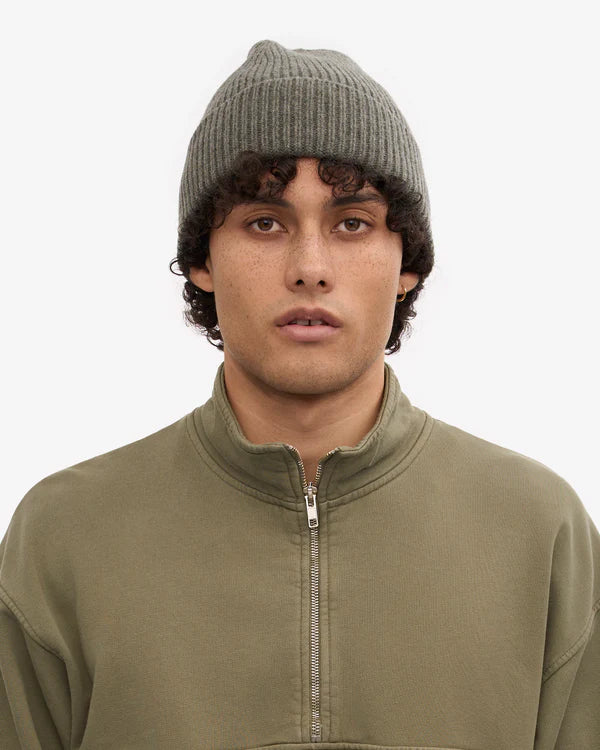 Colorful Standard Bonnet en Laine Dusty Olive