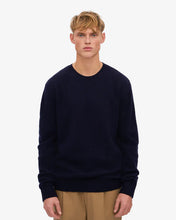Charger l&#39;image dans la galerie, Colorful Standard Pull Classic merino Wool Crew Navy blue