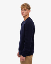 Charger l&#39;image dans la galerie, Colorful Standard Pull Classic merino Wool Crew Navy blue