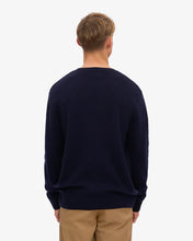Charger l&#39;image dans la galerie, Colorful Standard Pull Classic merino Wool Crew Navy blue