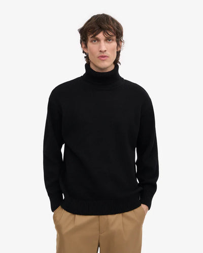 Colorful Standard Turtleneck Classic merino Wool Deep Black