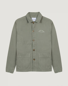 Maison Labiche Veste Sebasto en Twill Fog Green