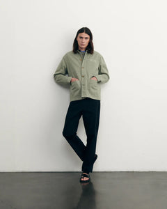 Maison Labiche Veste Sebasto en Twill Fog Green