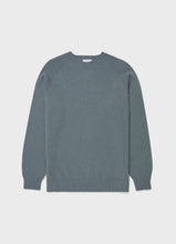 Charger l&#39;image dans la galerie, Sunspel Pull en Laine d&#39;Agneau Smoke Green