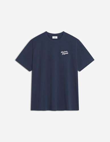 Maison Kitsuné T-shirt Handwriting Comfort Navy